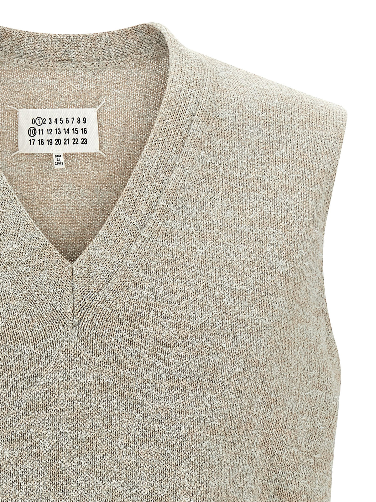 Maison Margiela Gilet in Maglia Beige
