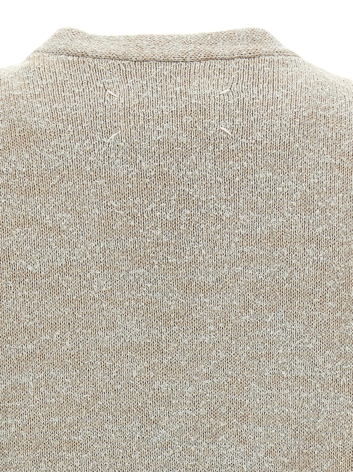 Maison Margiela Gilet in Maglia Beige
