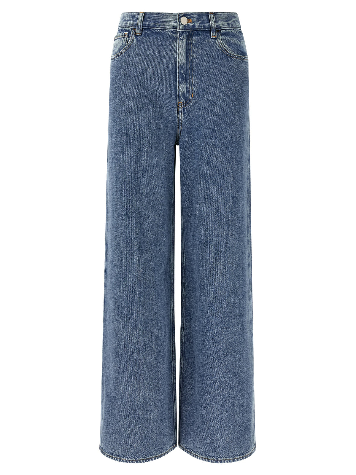Jeans Theory blu in cotone a vita alta