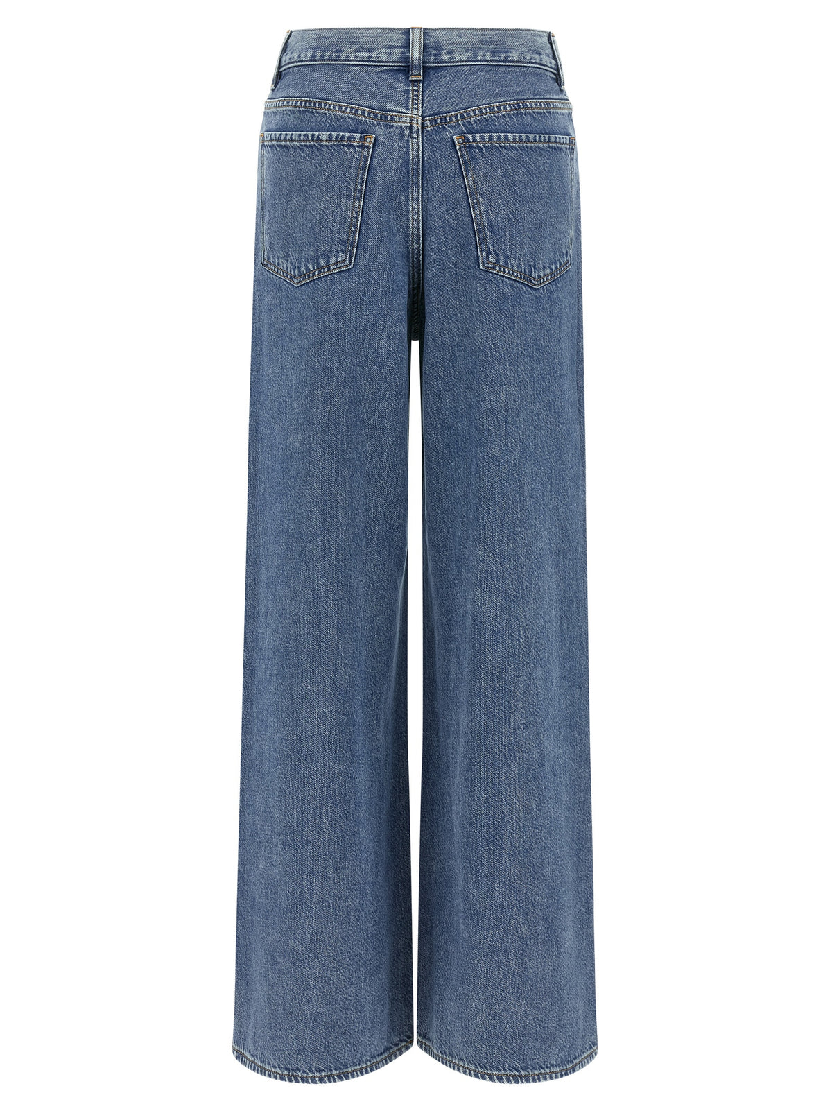 Jeans Theory blu in cotone a vita alta