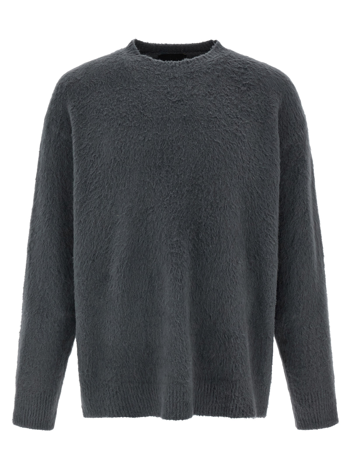 Roberto Collina Maglione Grigio in Misto Cotone