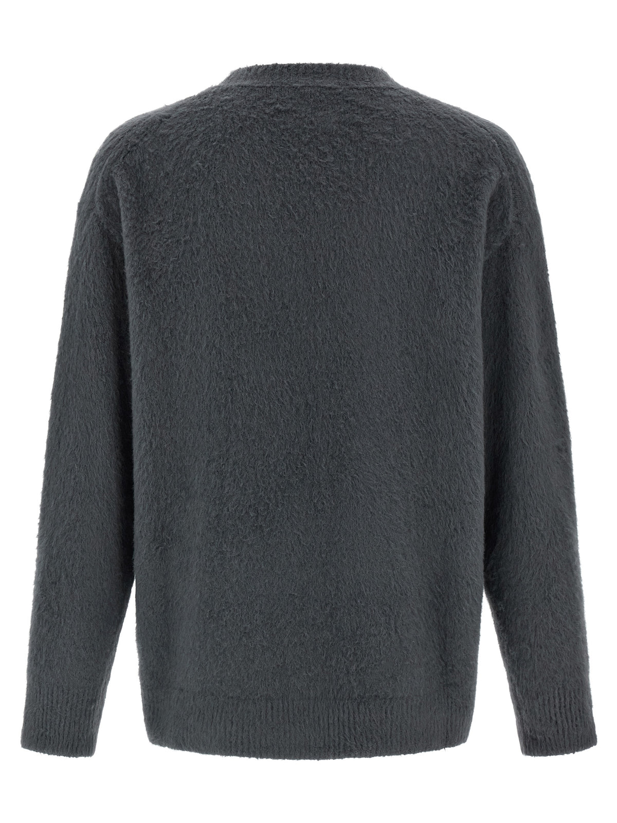 Roberto Collina Maglione Grigio in Misto Cotone