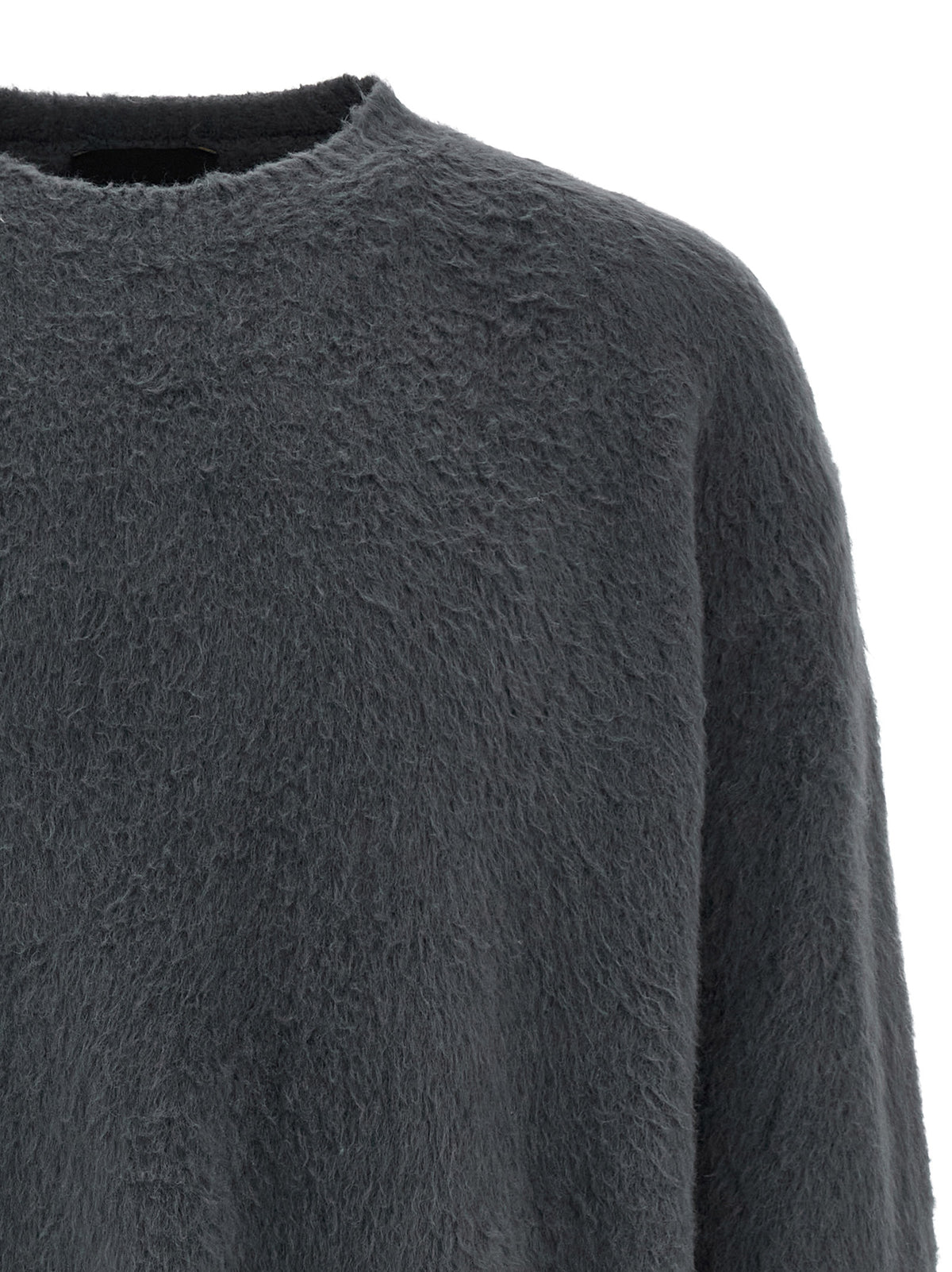 Roberto Collina Maglione Grigio in Misto Cotone