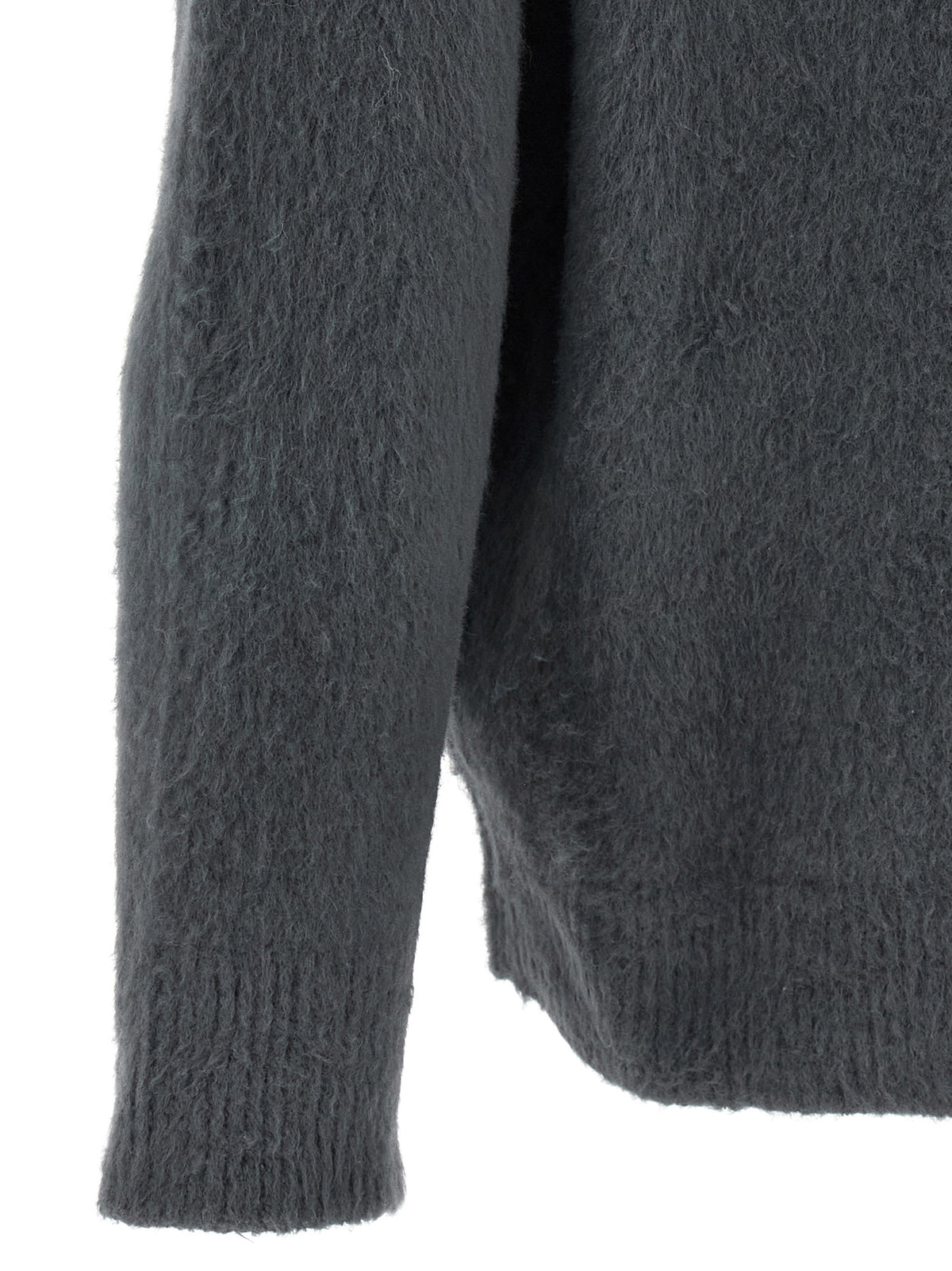 Roberto Collina Maglione Grigio in Misto Cotone