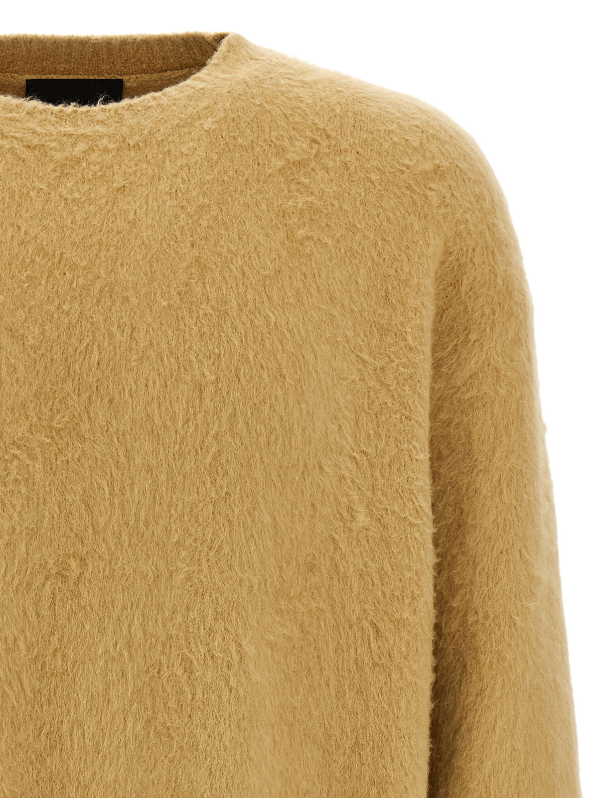Roberto Collina Maglione Beige in Misto Cotone
