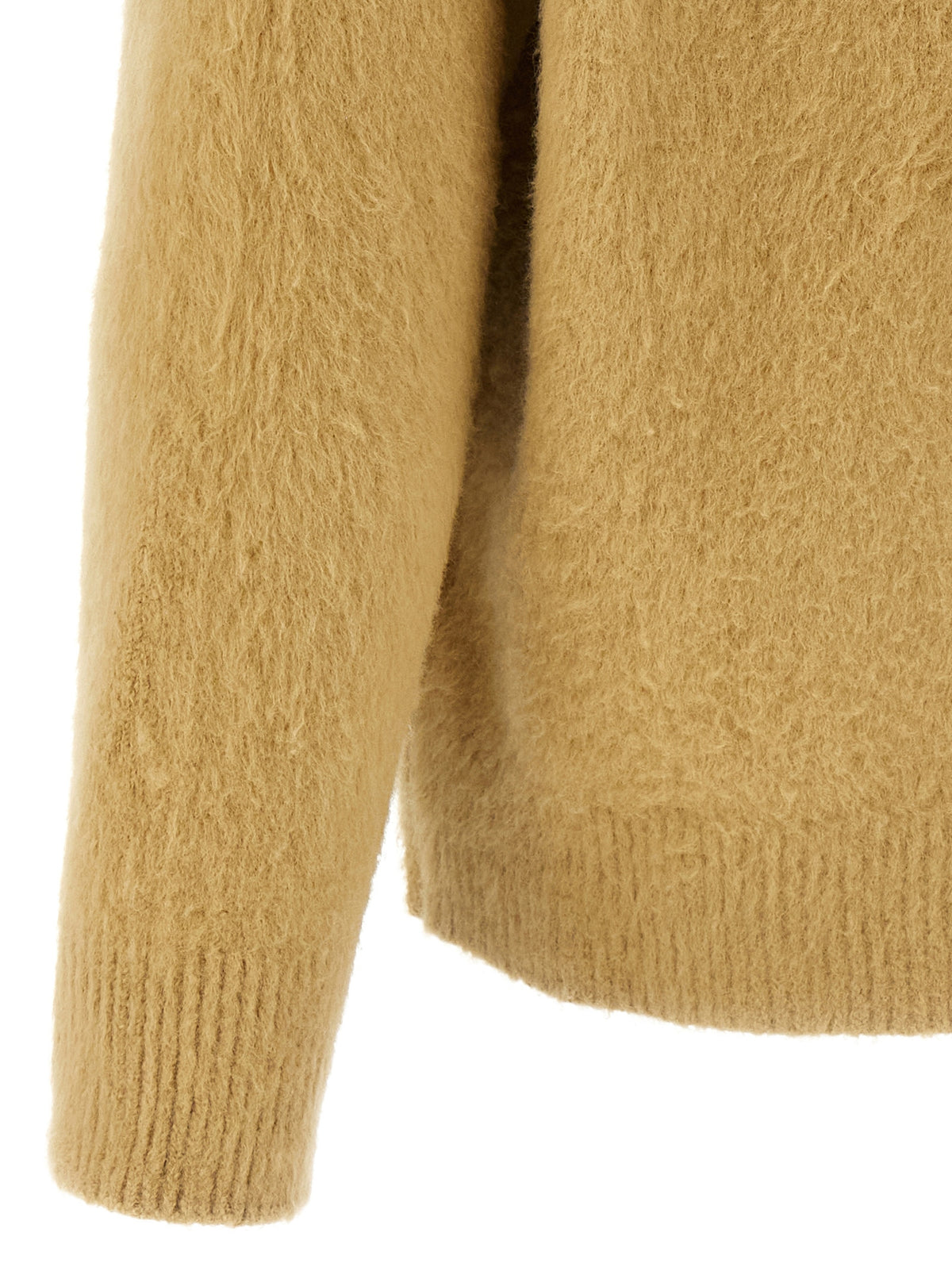 Roberto Collina Maglione Beige in Misto Cotone