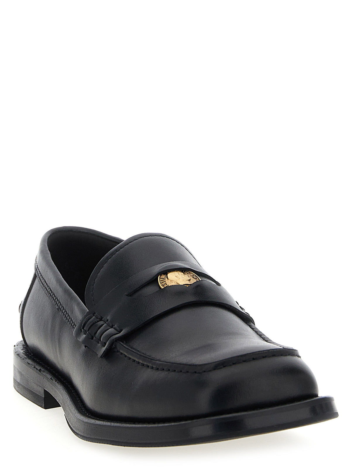 Moschino Mocassini Berlin in Pelle Nera