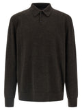 Polo Maison Margiela in lana marrone