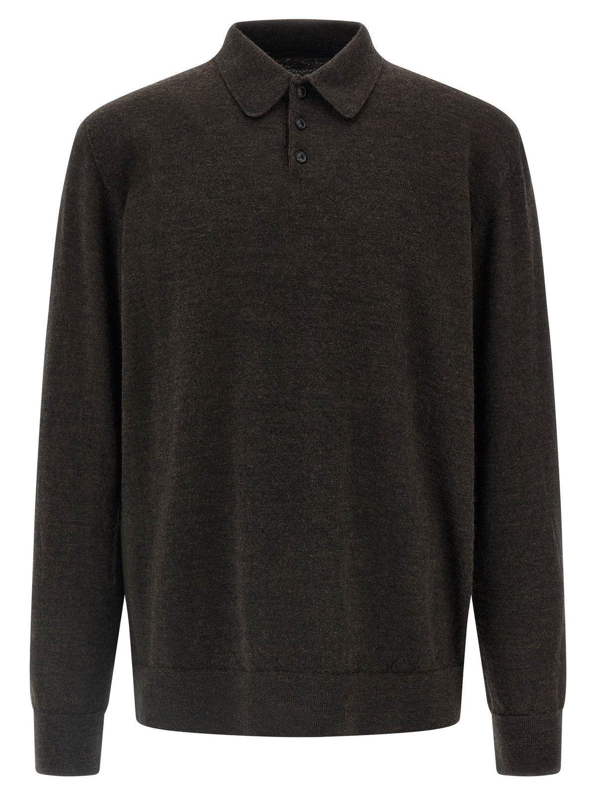Polo Maison Margiela in lana marrone