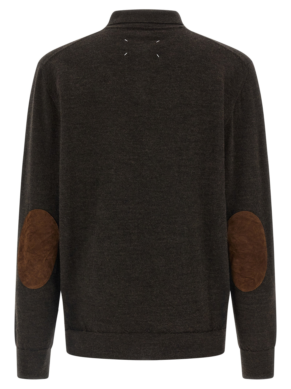 Polo Maison Margiela in lana marrone