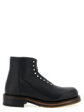 Stivaletti Alexander McQueen in pelle di vitello nera