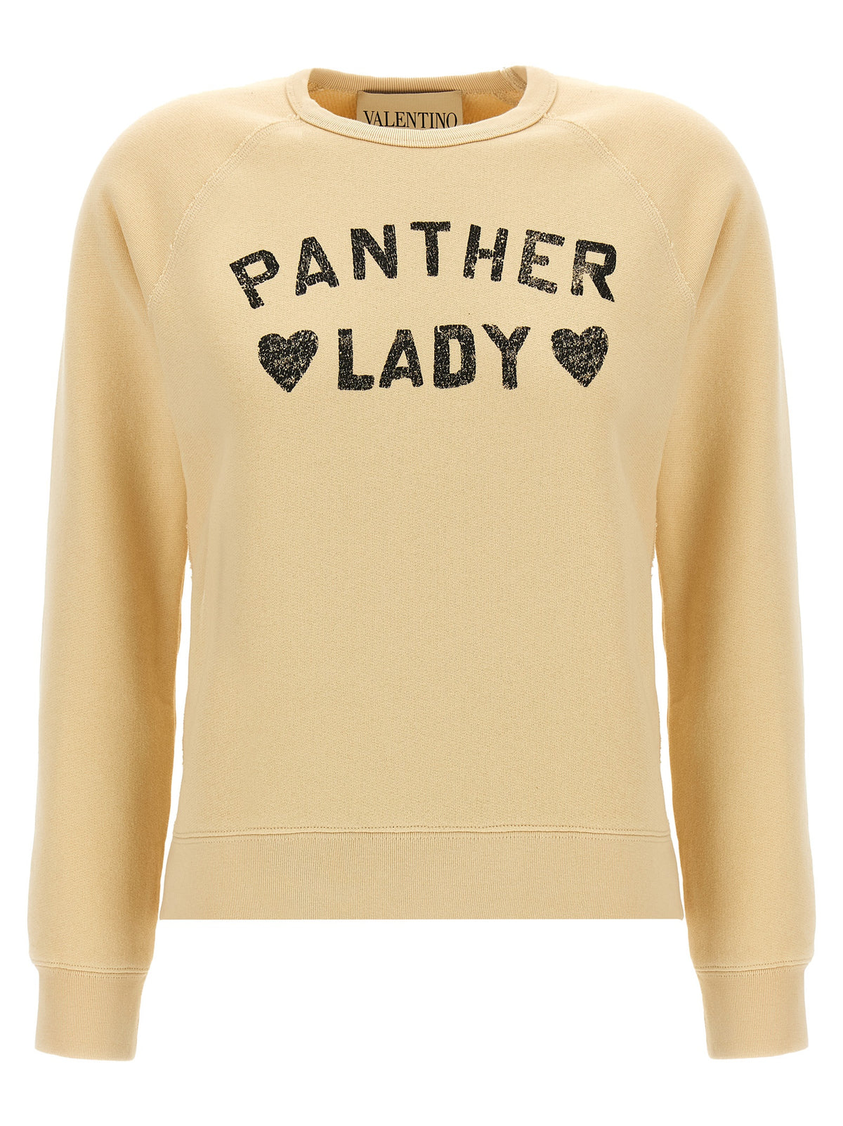Felpa in cotone beige Valentino Garavani
