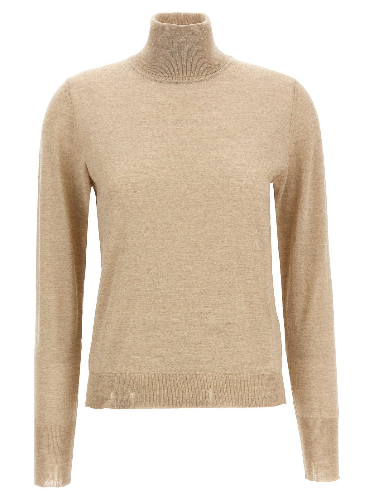 Golden Goose Dolcevita Dilara Beige in Lana Vergine