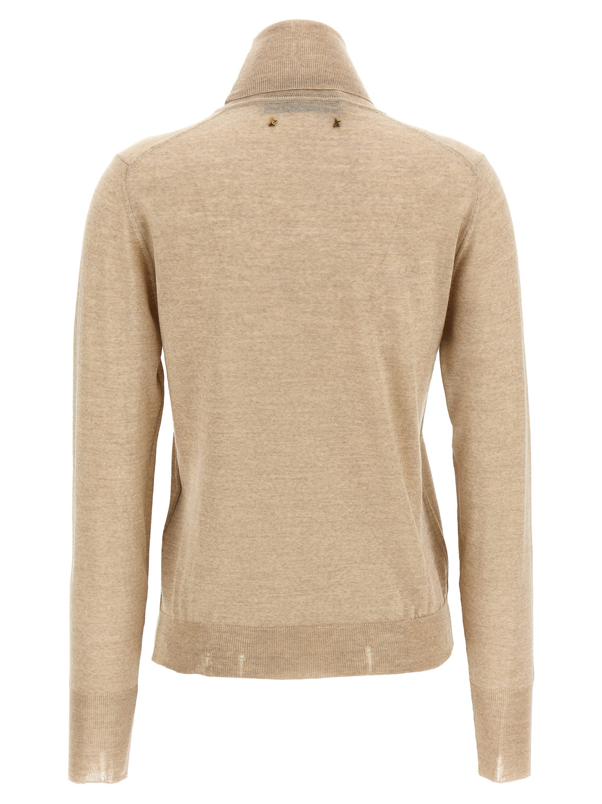 Golden Goose Dolcevita Dilara Beige in Lana Vergine