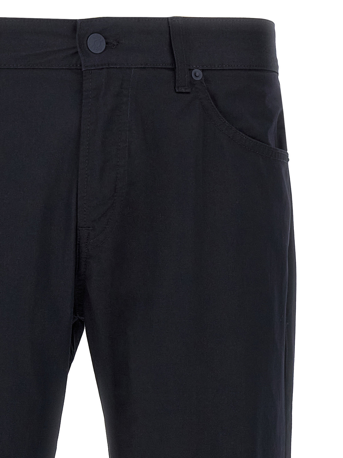 Pantaloni casual Hugo Boss in cotone blu