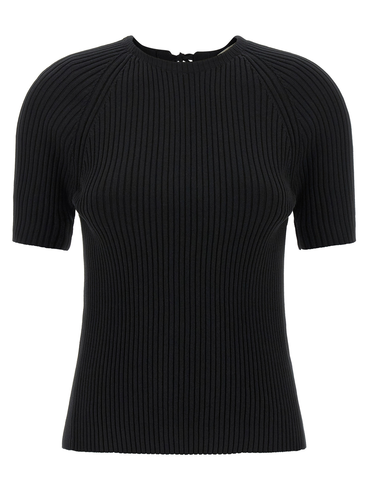 Tory Burch Maglia Nera a Maniche Corte