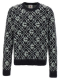 Casablanca Maglione Monogram Multicolore
