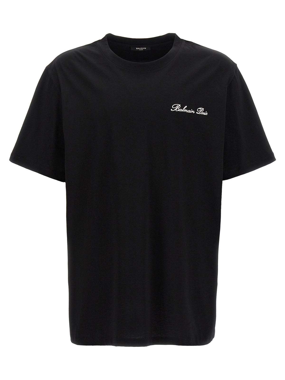 T-shirt Balmain bicolore in cotone