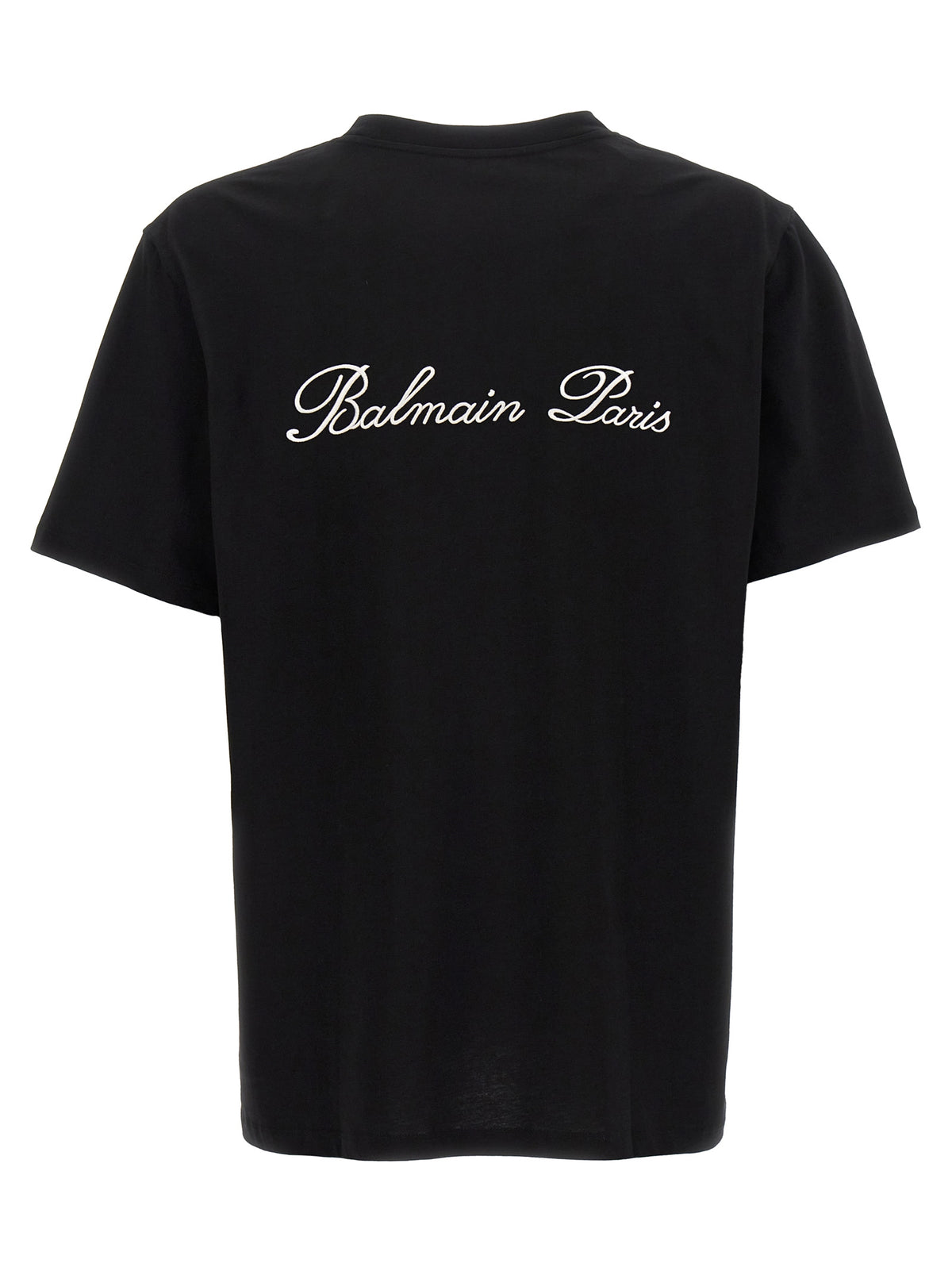 T-shirt Balmain bicolore in cotone