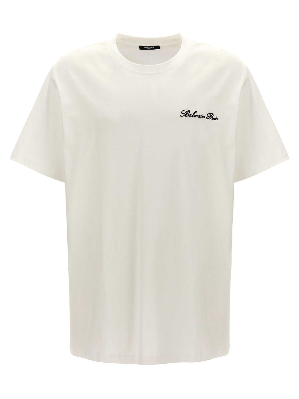 T-shirt Balmain bicolore in cotone