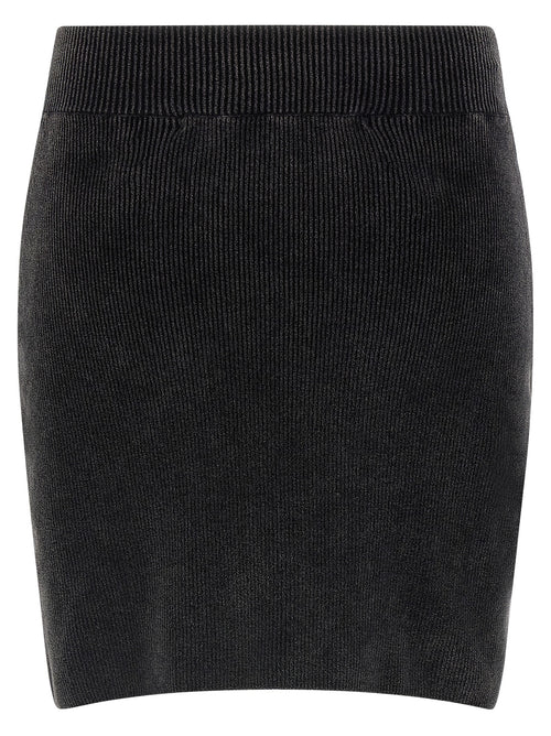 Alexander Wang zwarte minirok van chenille