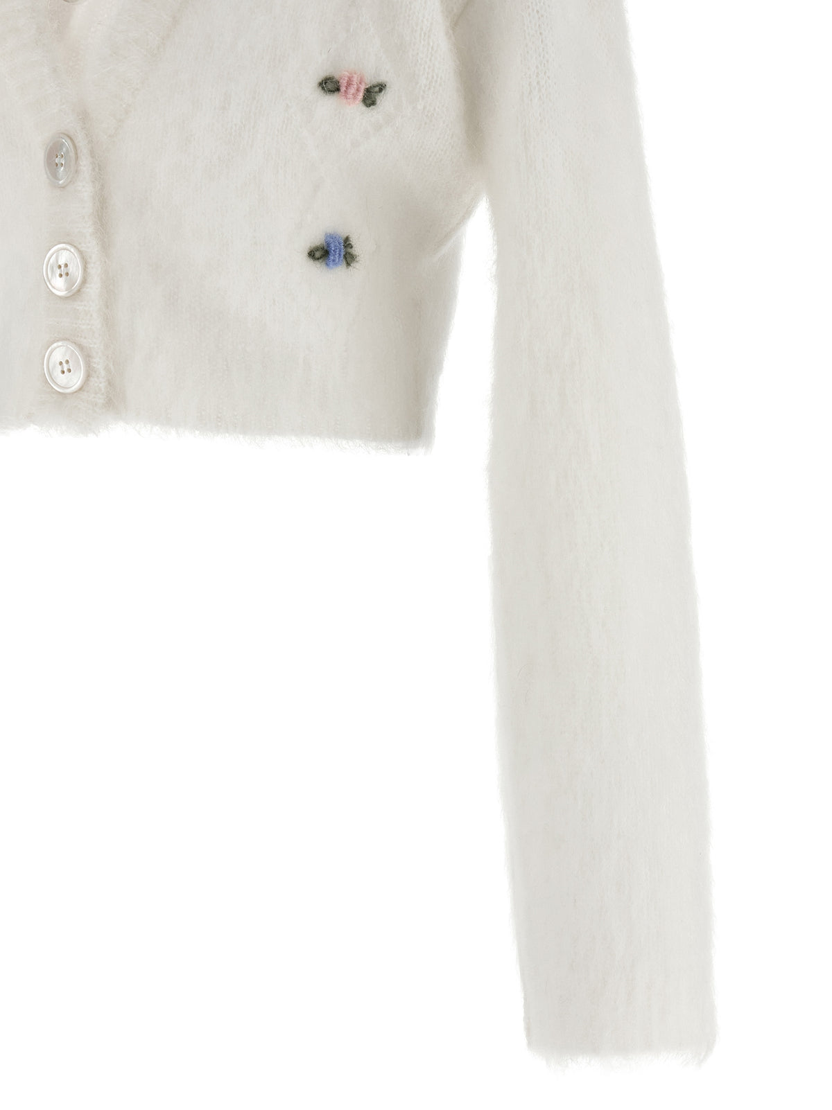 Gilet blanc en laine Alessandra Rich