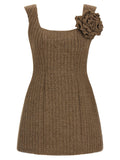 Giuseppe Di Morabito Robe courte marabout marron