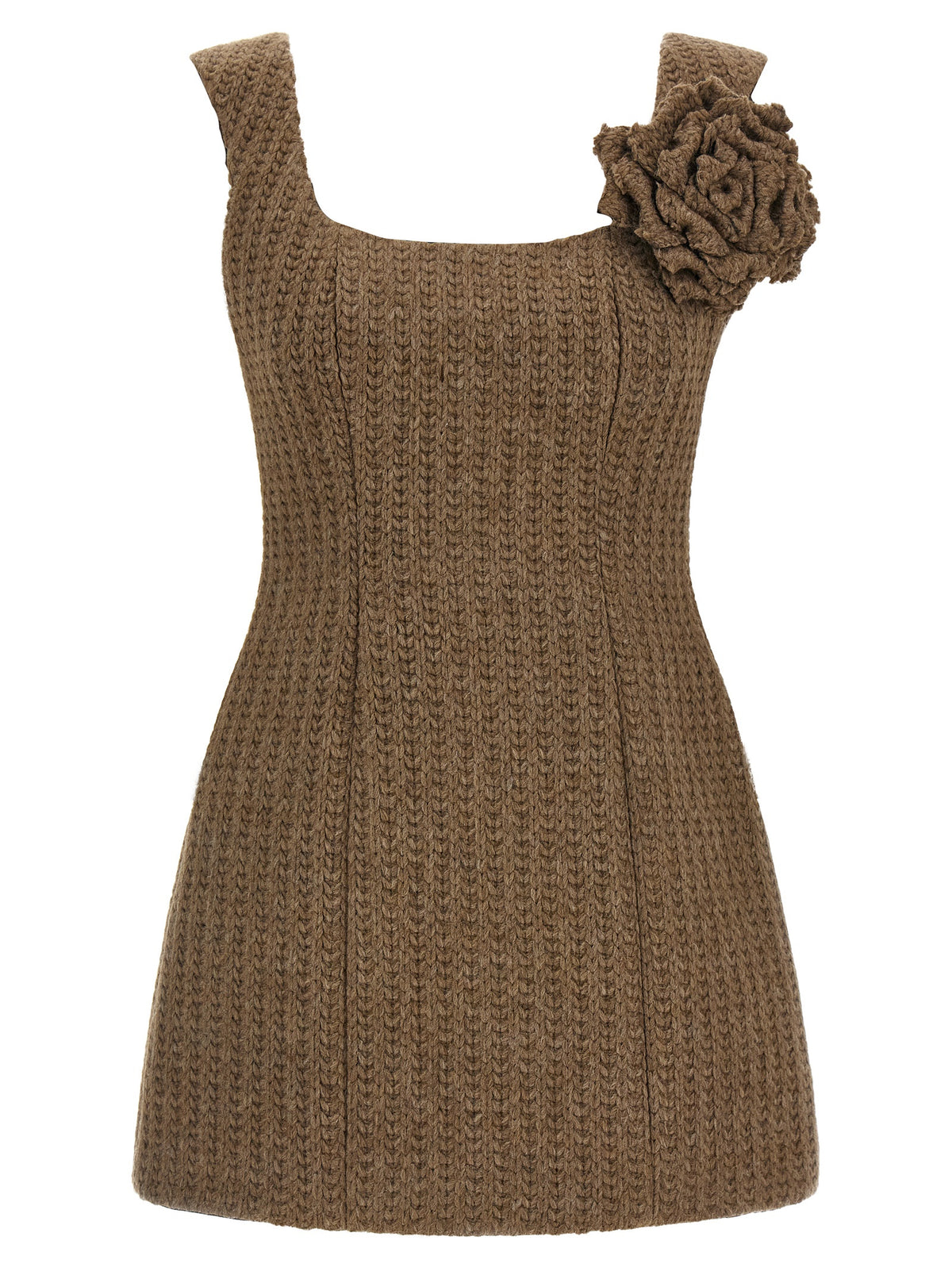 Giuseppe Di Morabito Robe courte marabout marron
