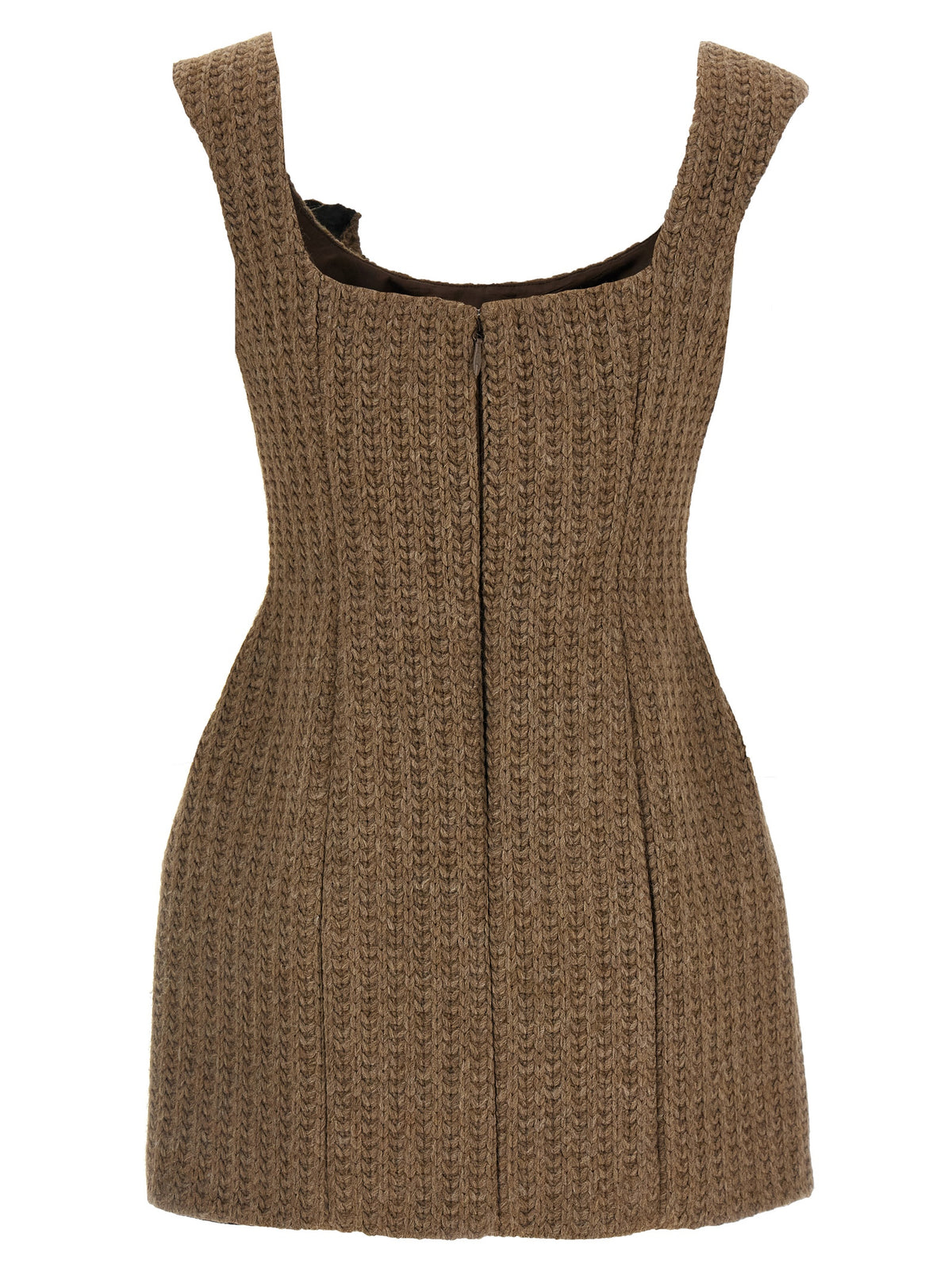 Giuseppe Di Morabito Robe courte marabout marron