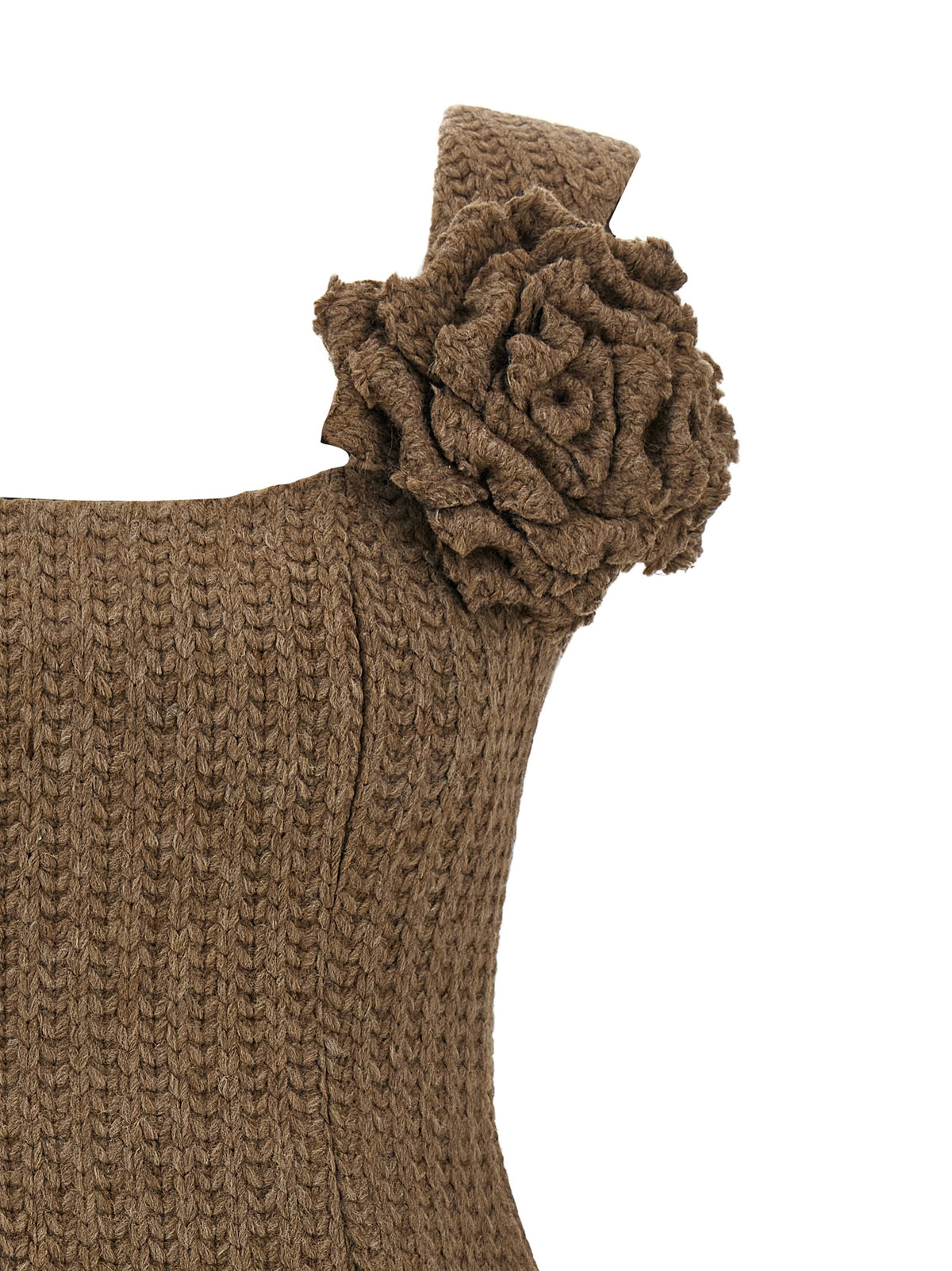 Giuseppe Di Morabito Robe courte marabout marron