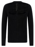 Cardigan in lana nero Rick Owens