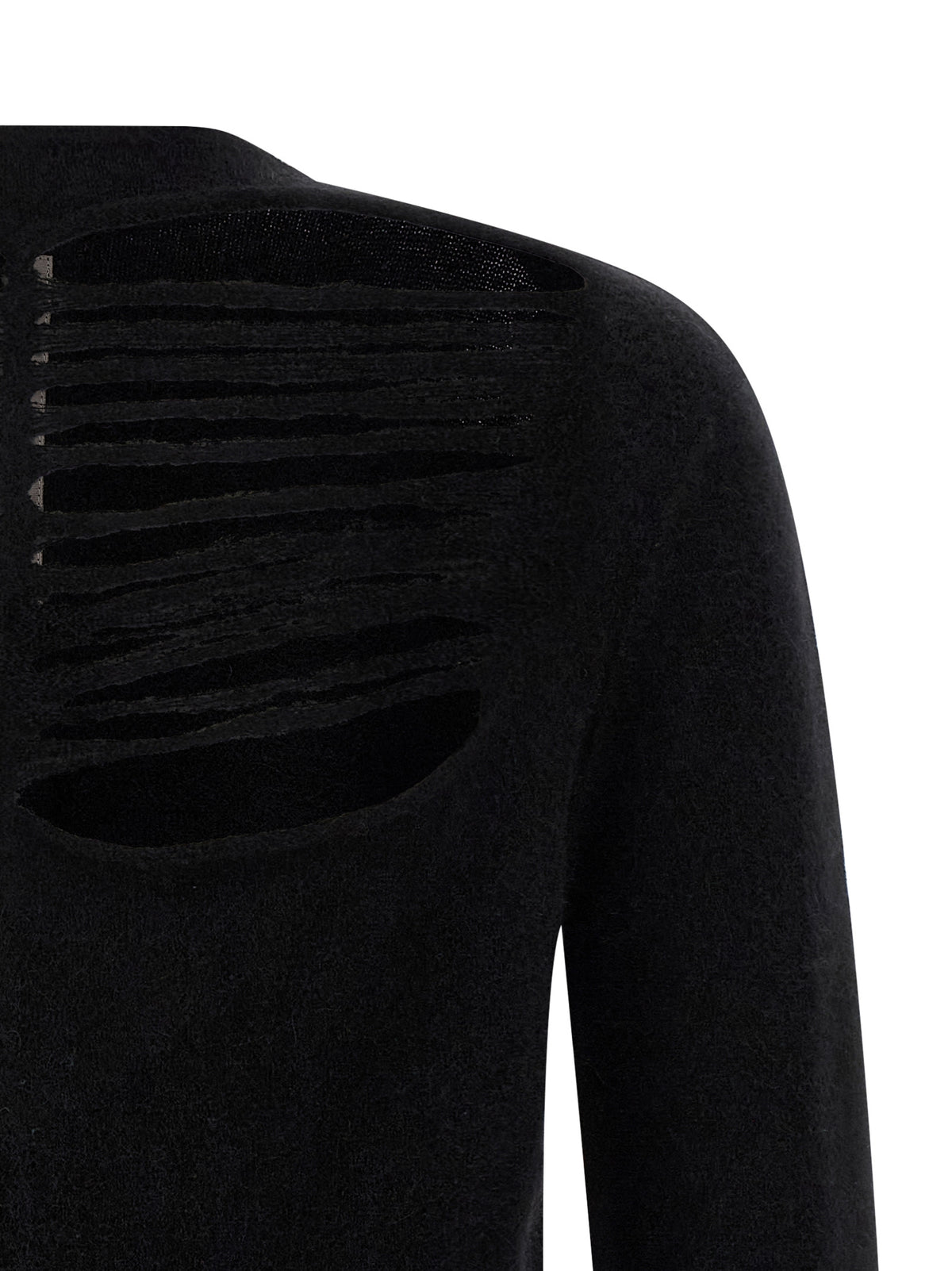 Cardigan in lana nero Rick Owens