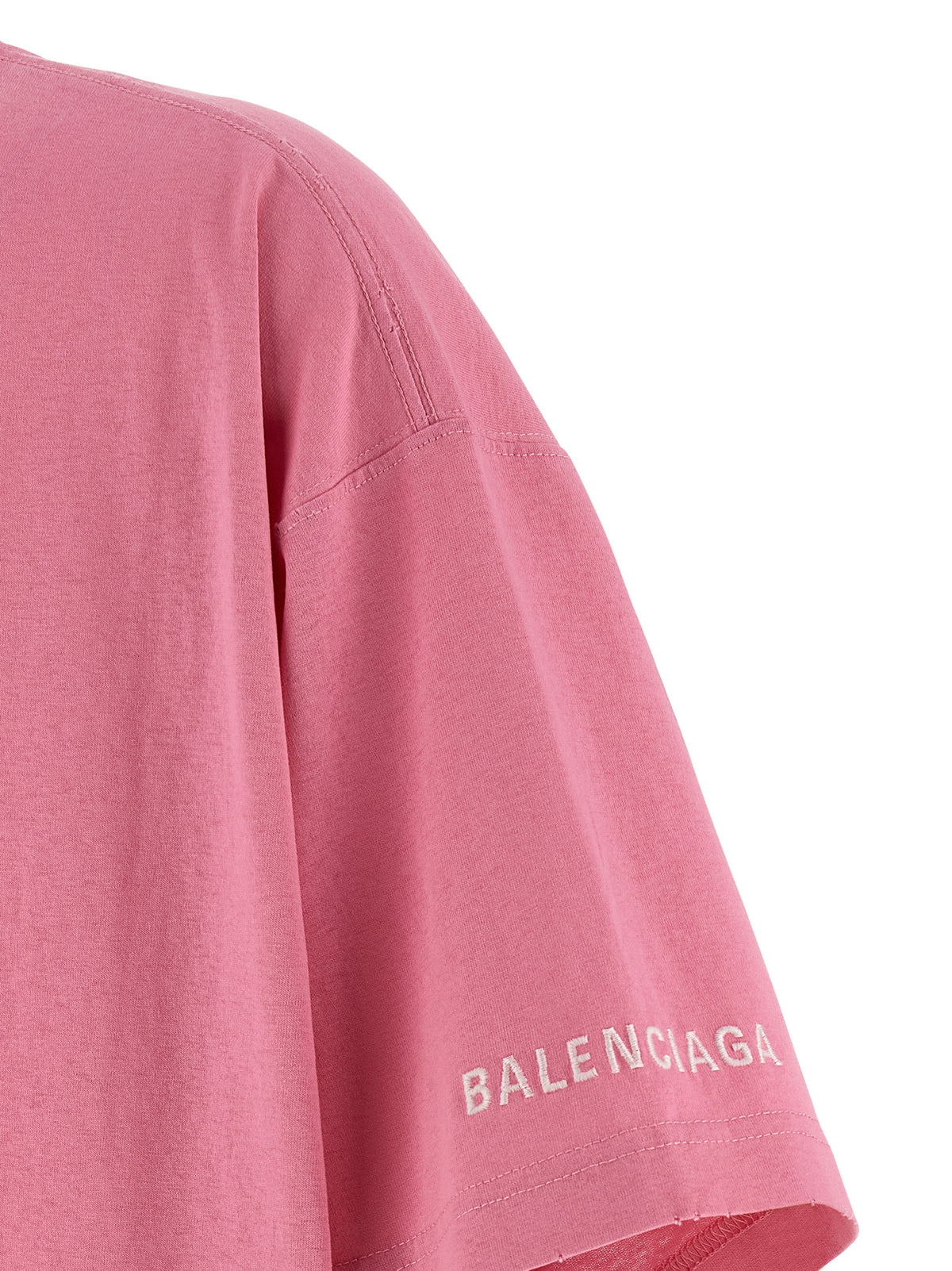 T-shirt Balenciaga en coton multicolore