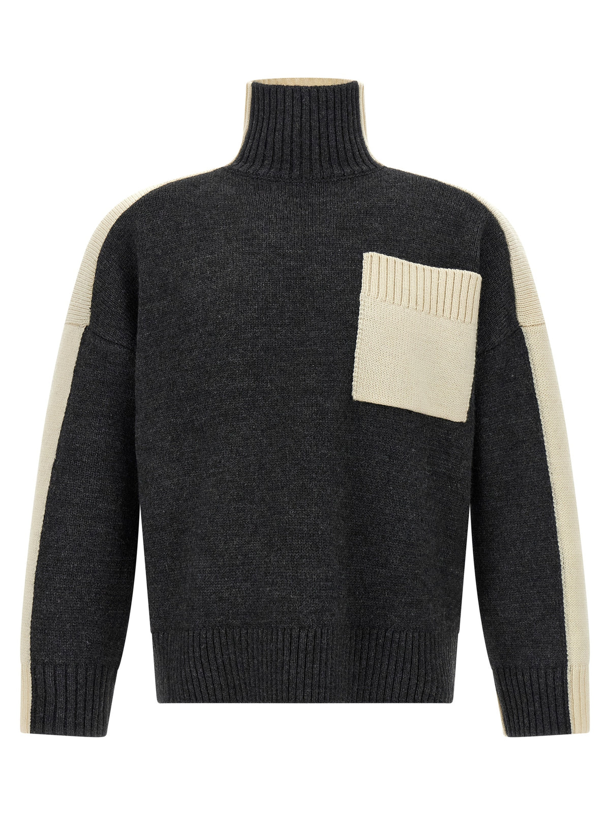 Cardigan J.W.Anderson en élasthanne gris
