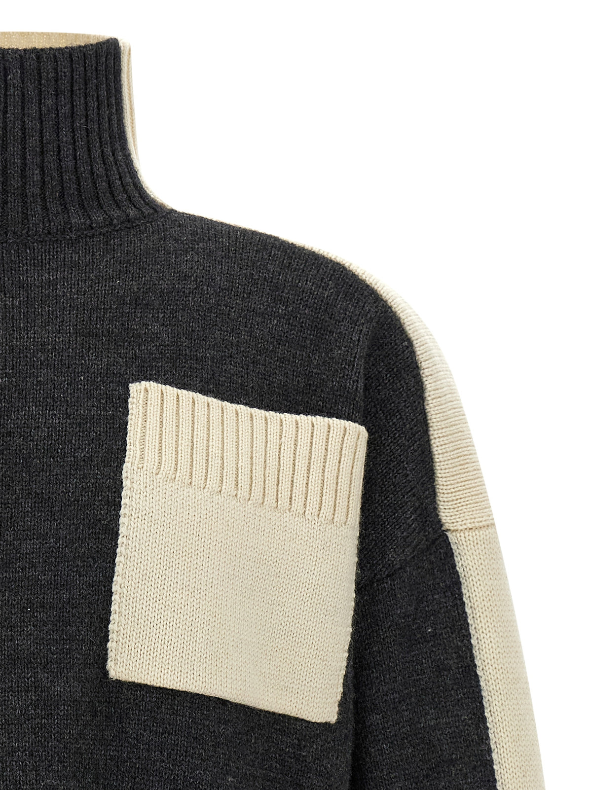 Cardigan J.W.Anderson en élasthanne gris