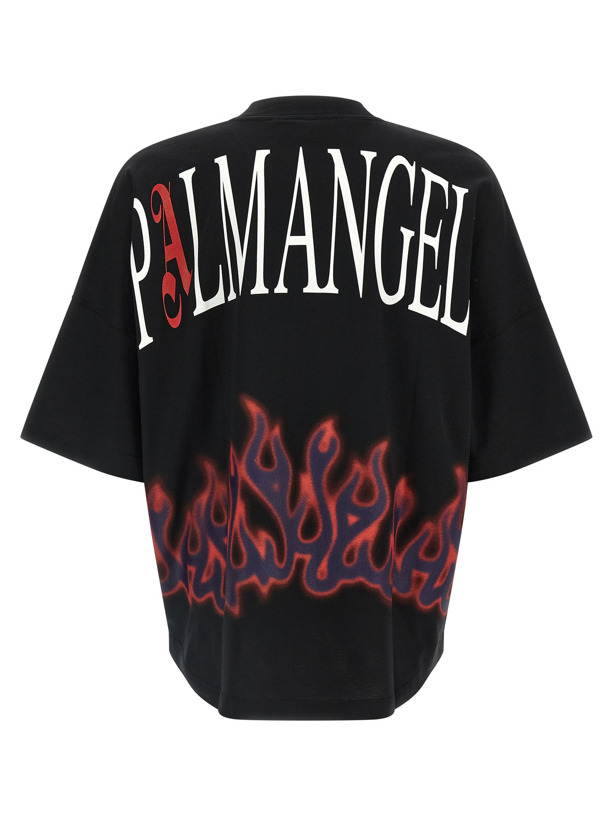 Schwarzes Baumwoll-T-Shirt von Palm Angels