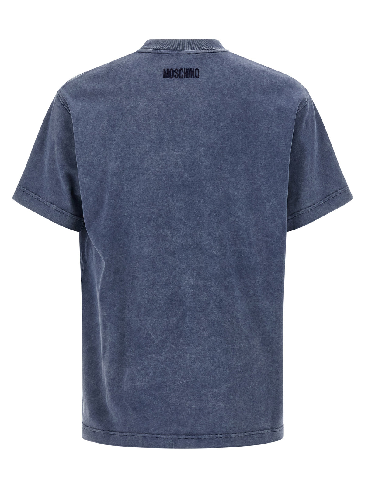 Moschino Blaues Baumwoll-T-Shirt