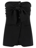 Max Mara Top Bustier Veruska Nero