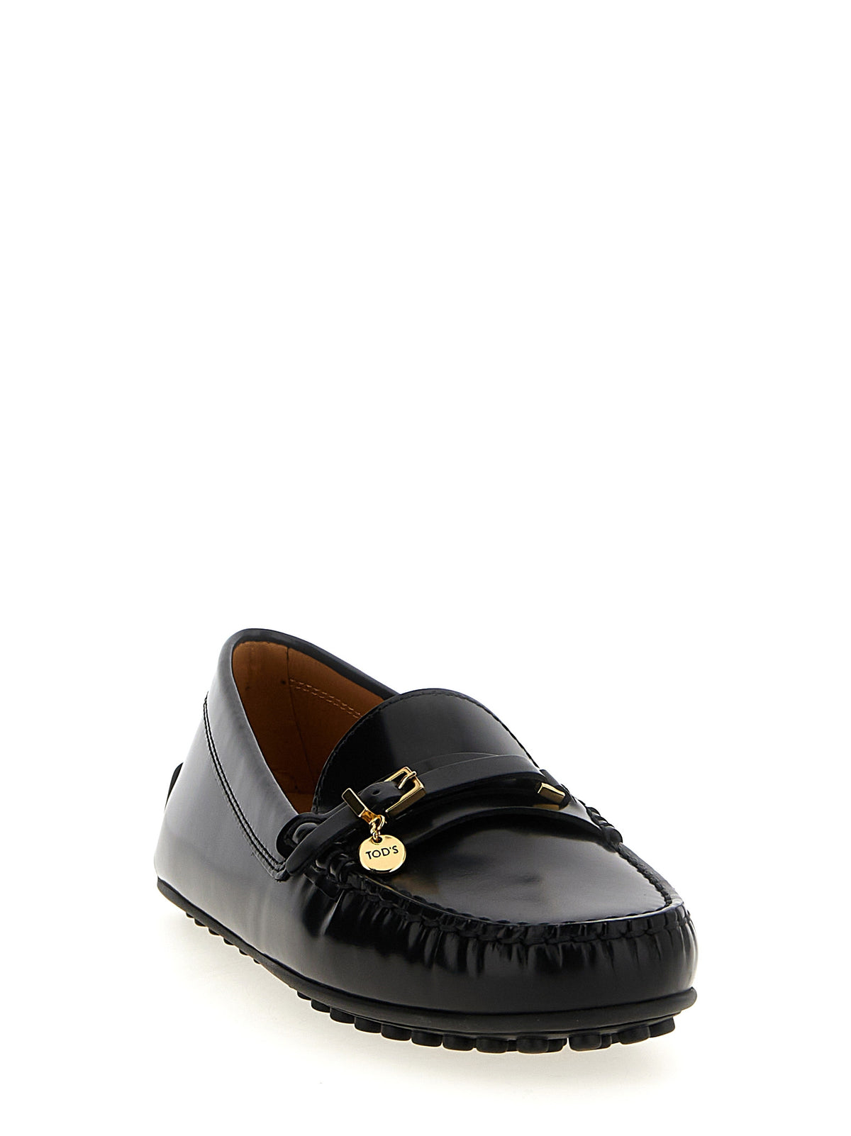 Mocasines slip-on de piel de becerro negra de Tod's