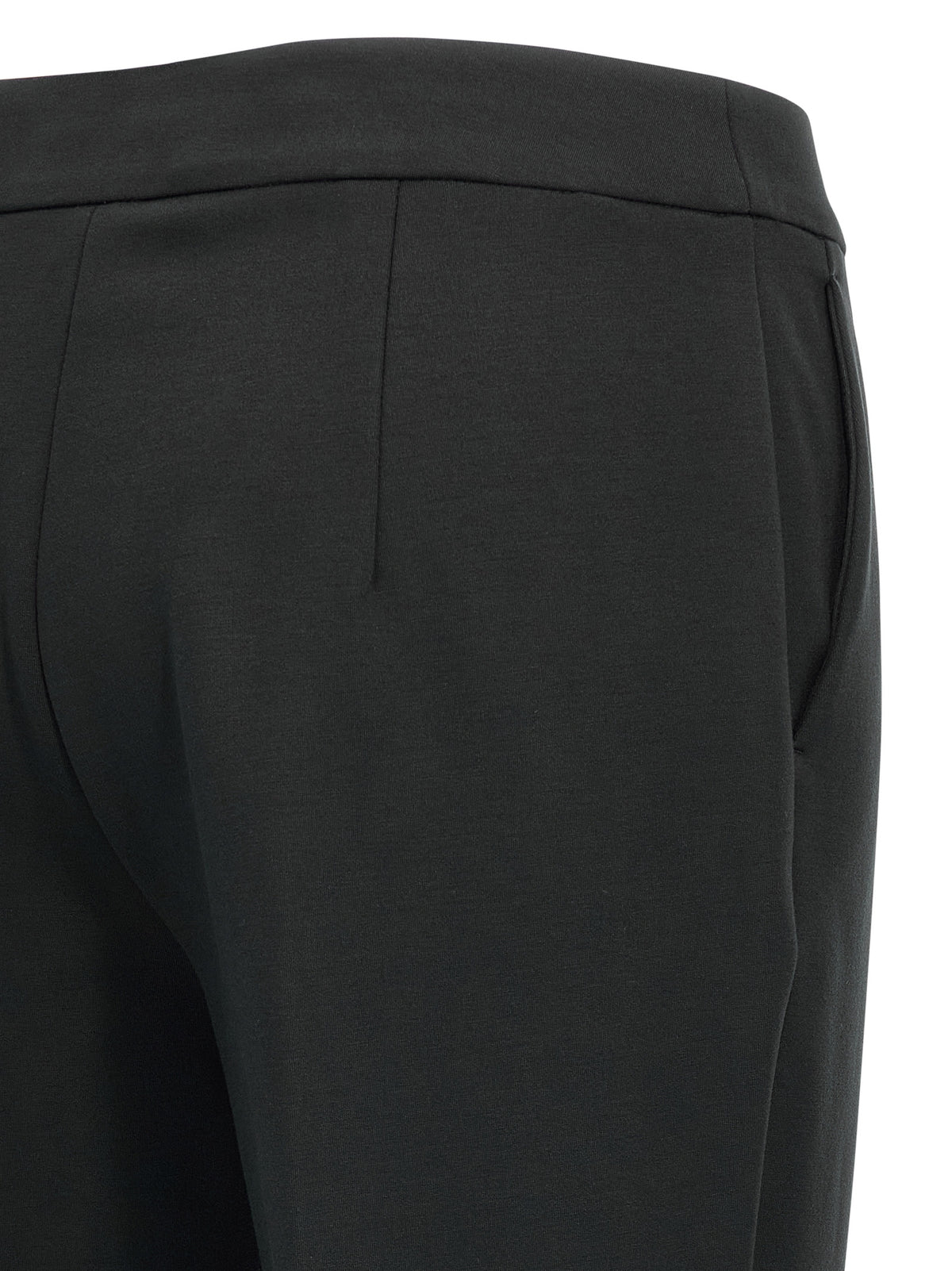 Max Mara Zwarte Viscose Casual Broek
