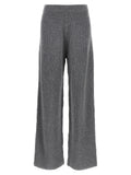Pantaloni casual Sportmax in lana grigia