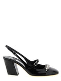 Décolleté Jimmy Choo in pelle nera con tacco medio