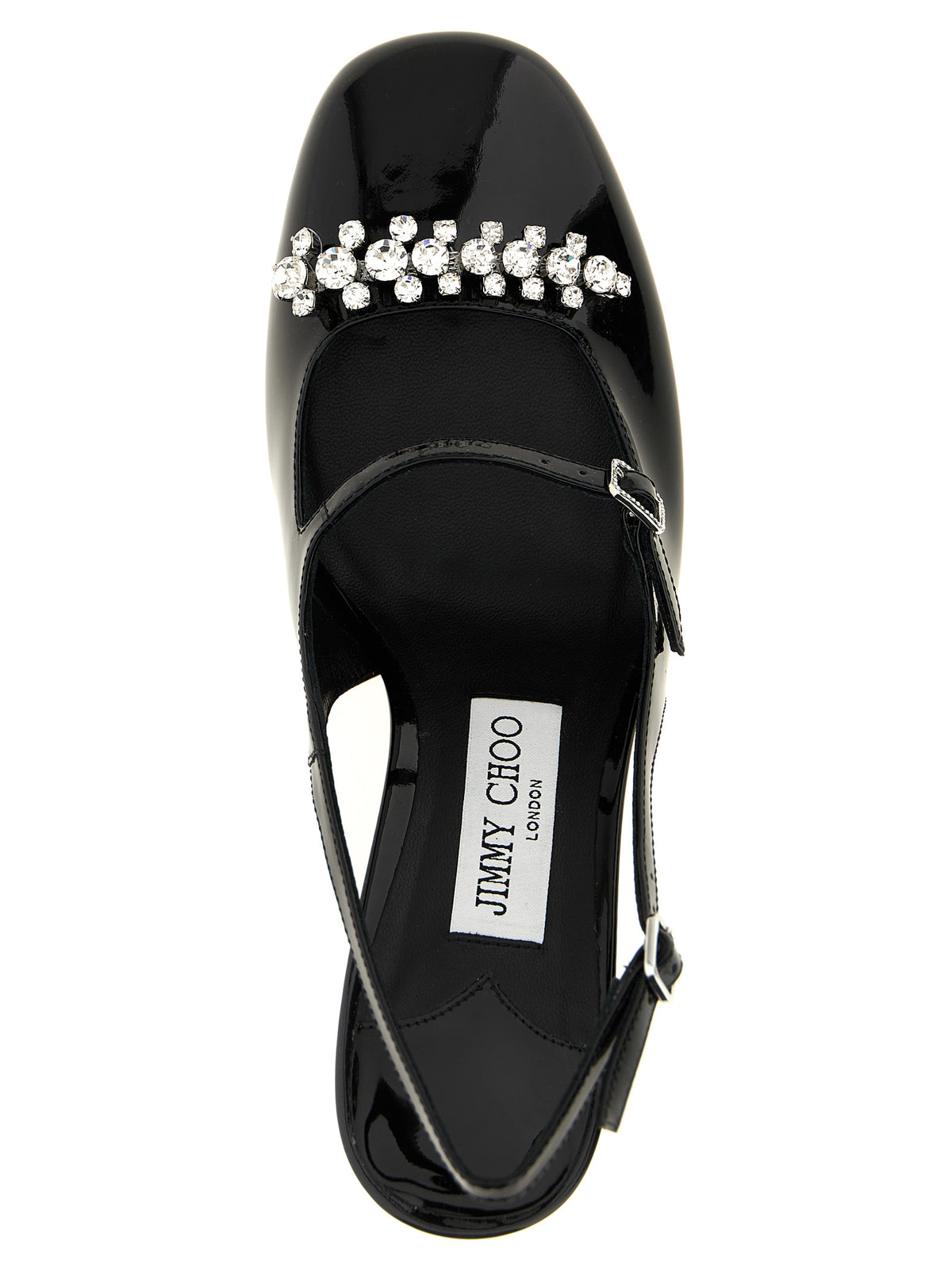 Décolleté Jimmy Choo in pelle nera con tacco medio