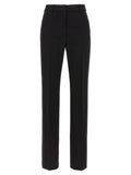 Pantaloni casual Sportmax neri in viscosa