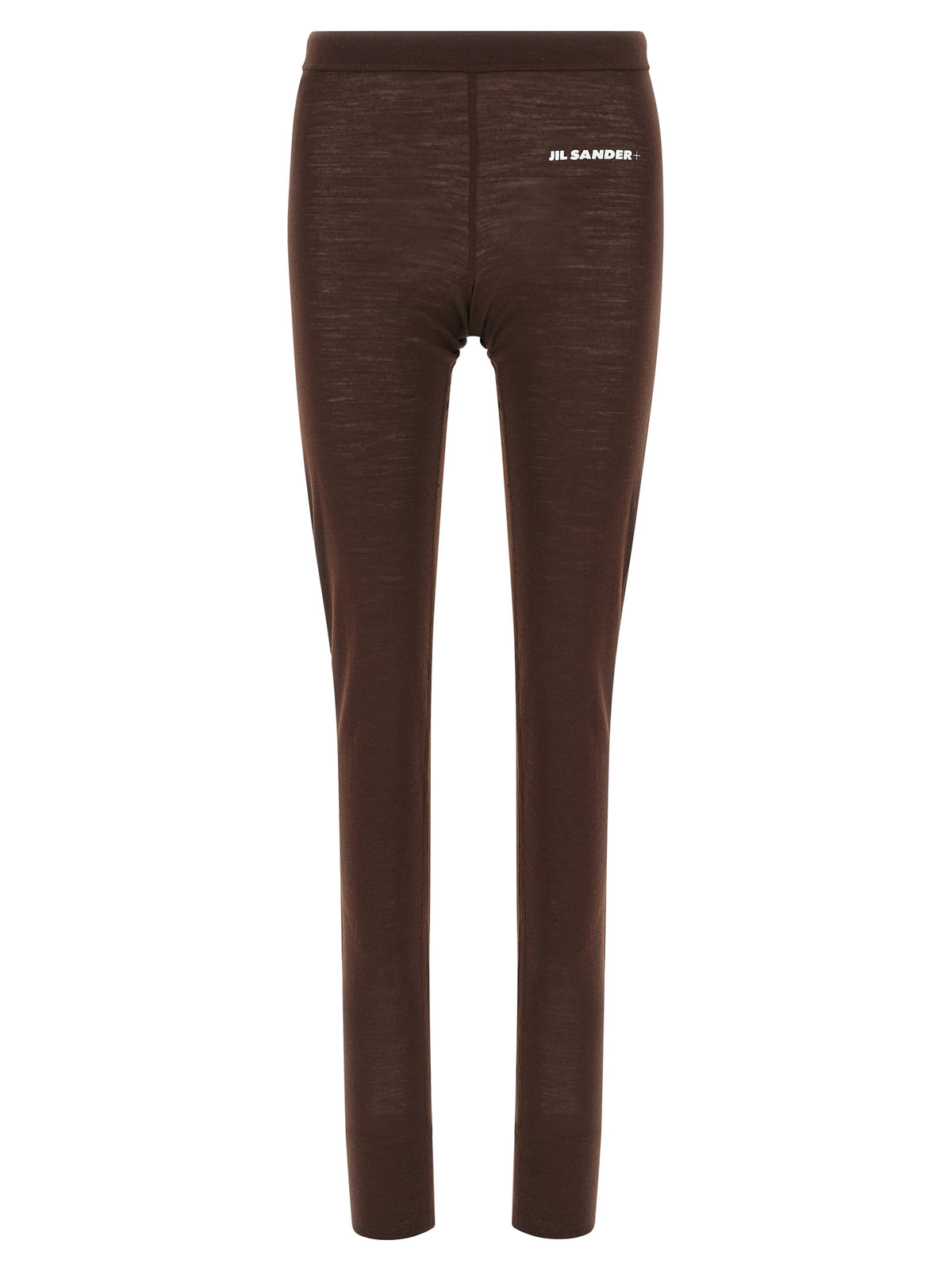 Jil Sander Bordeaux Polyester-Leggings