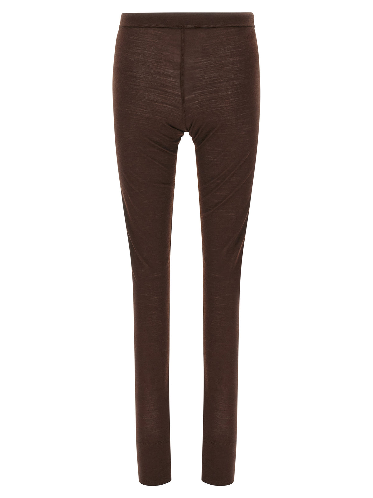 Jil Sander Bordeaux Polyester-Leggings