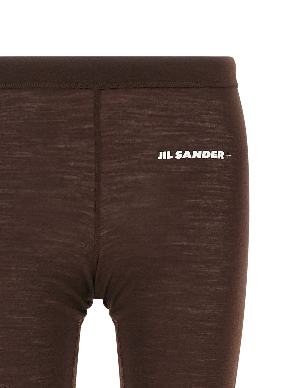 Jil Sander Bordeaux Polyester-Leggings