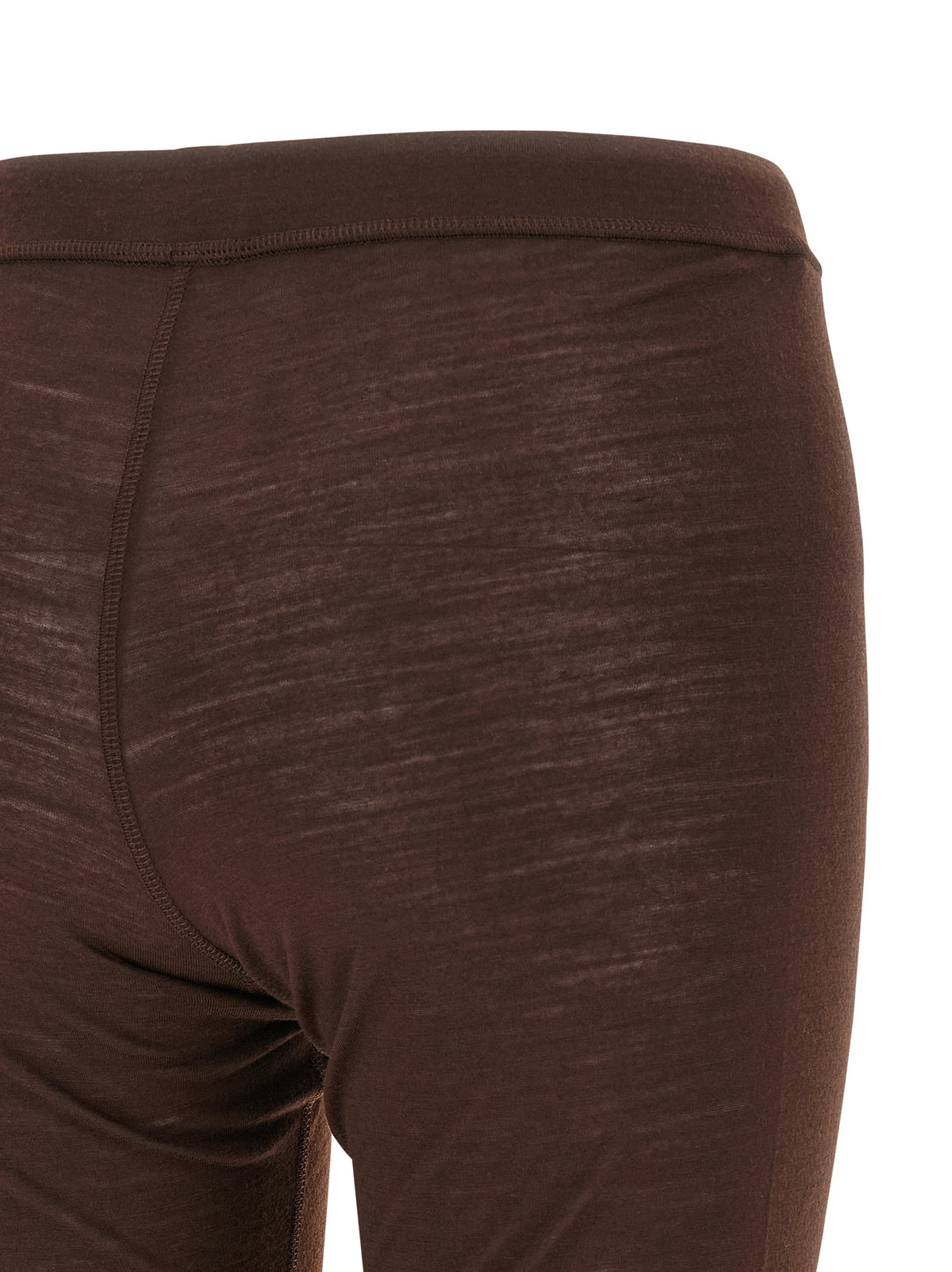 Jil Sander Bordeaux Polyester-Leggings
