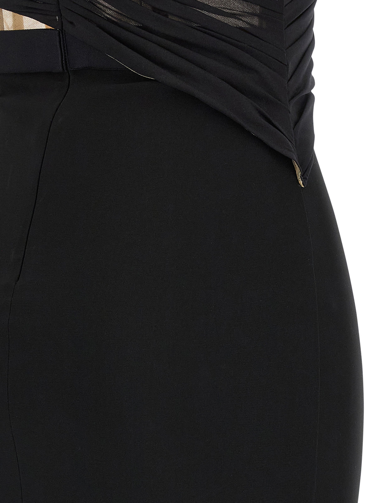 Vestido largo de viscosa negro Nensi Dojaka