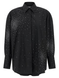 Blusa nera in cotone Giuseppe Di Morabito